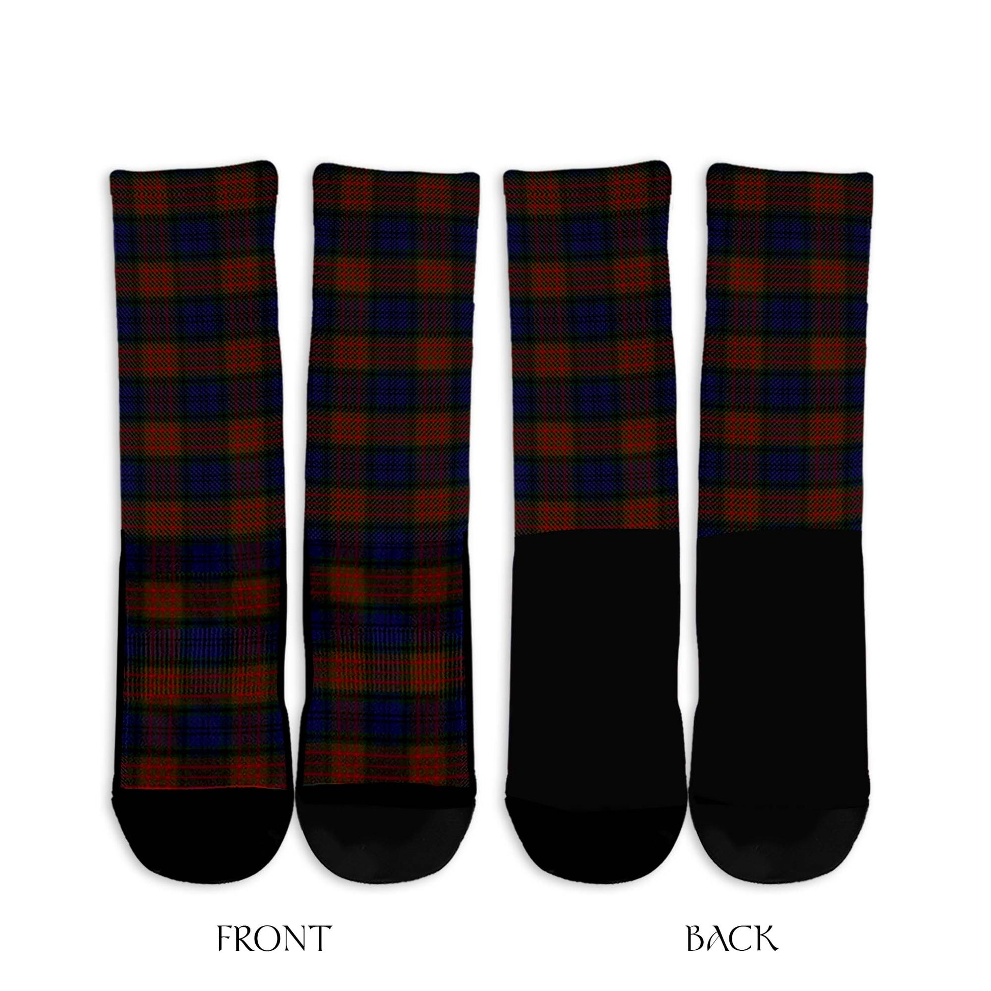 Longford County Ireland Tartan Crew Socks - Tartanvibesclothing