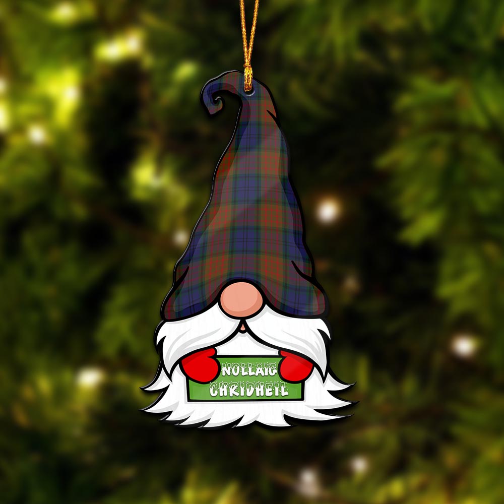 Longford County Ireland Gnome Christmas Ornament with His Tartan Christmas Hat - Tartanvibesclothing