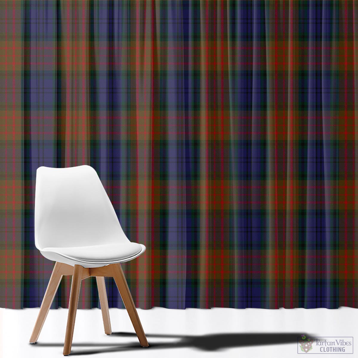 Longford County Ireland Tartan Window Curtain