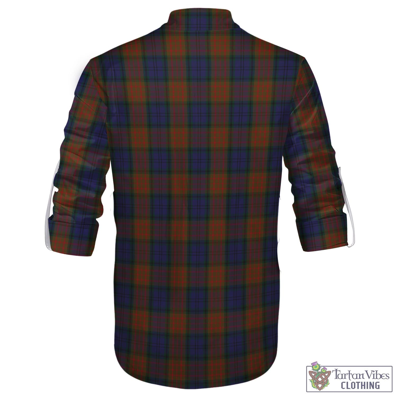 Tartan Vibes Clothing Longford County Ireland Tartan Men's Scottish Traditional Jacobite Ghillie Kilt Shirt