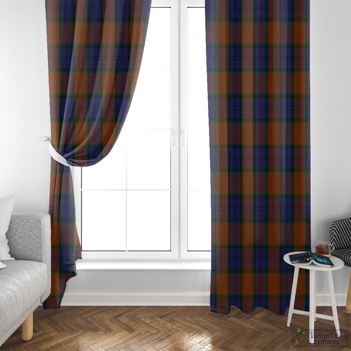 Longford County Ireland Tartan Window Curtain
