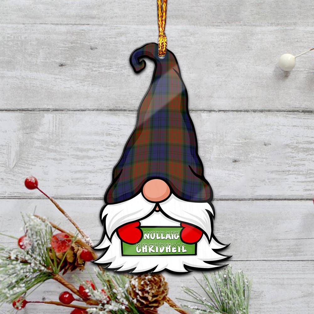 Longford County Ireland Gnome Christmas Ornament with His Tartan Christmas Hat - Tartanvibesclothing