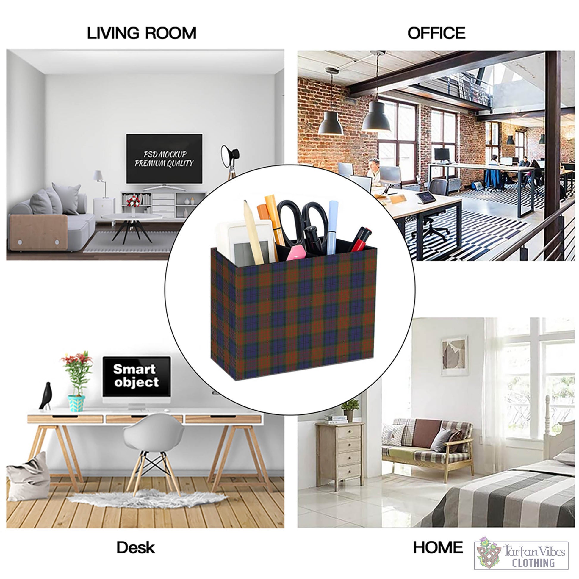 Tartan Vibes Clothing Longford County Ireland Tartan Pen Holder