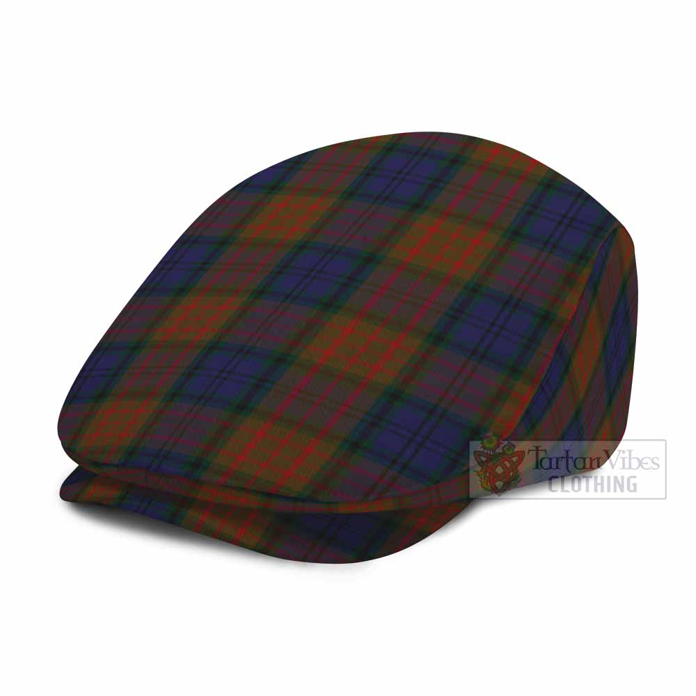 Longford County Ireland Tartan Jeff Cap, Tartan Flat Cap