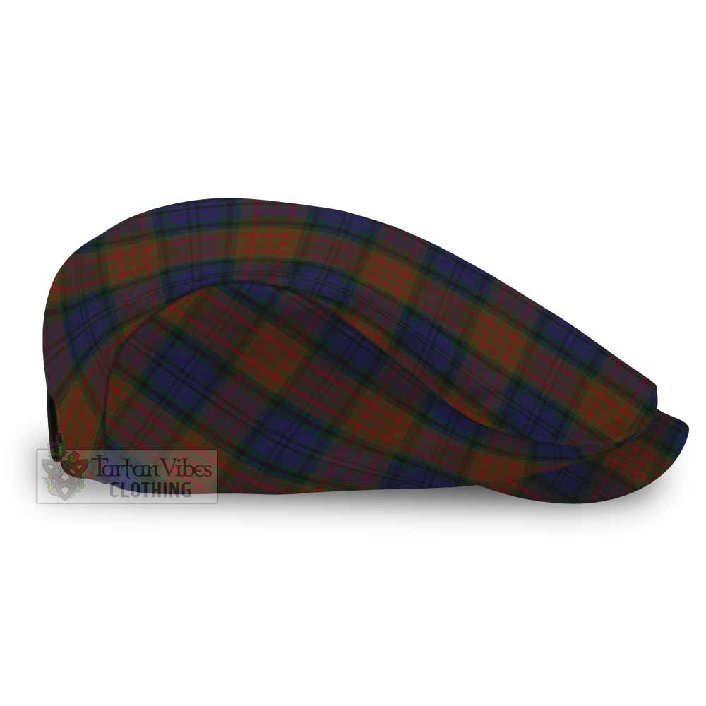 Longford County Ireland Tartan Jeff Cap, Tartan Flat Cap