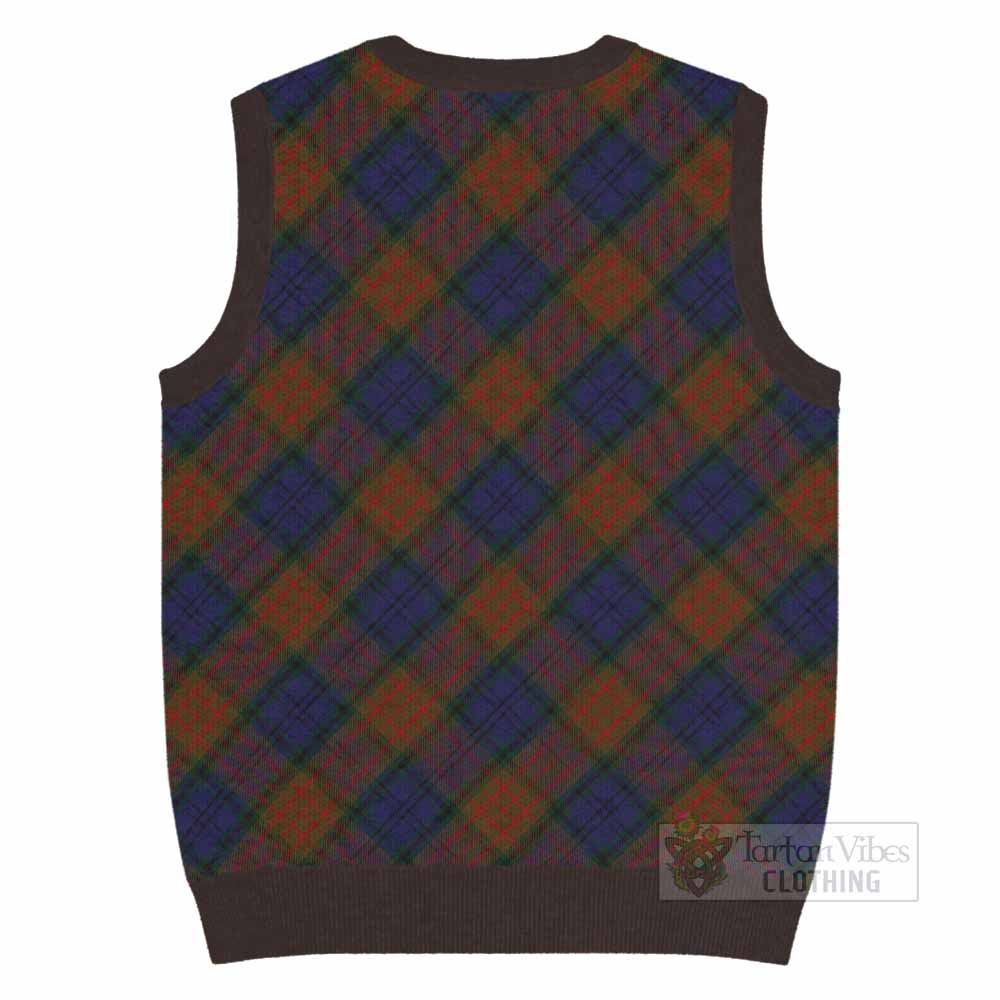 Longford County Ireland Tartan  Knitted V-Neck Vest Cross Style