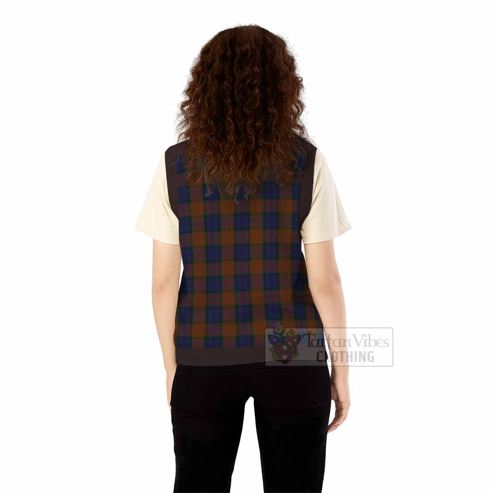 Longford County Ireland Tartan Knitted V-Neck Vest - Tartan Vibes Clothing