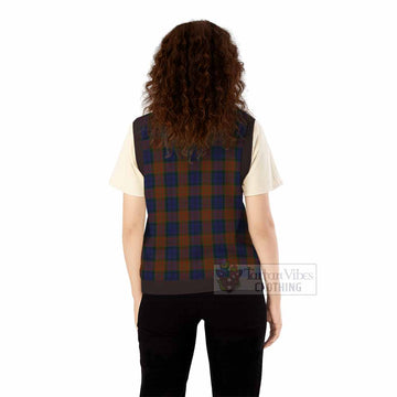 Longford County Ireland Tartan Knitted V-Neck Vest - Tartan Vibes Clothing