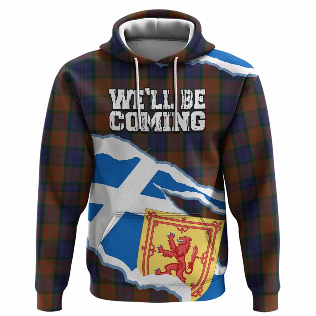 Longford Scotland Football Tartan Hoodie We'll Be Coming