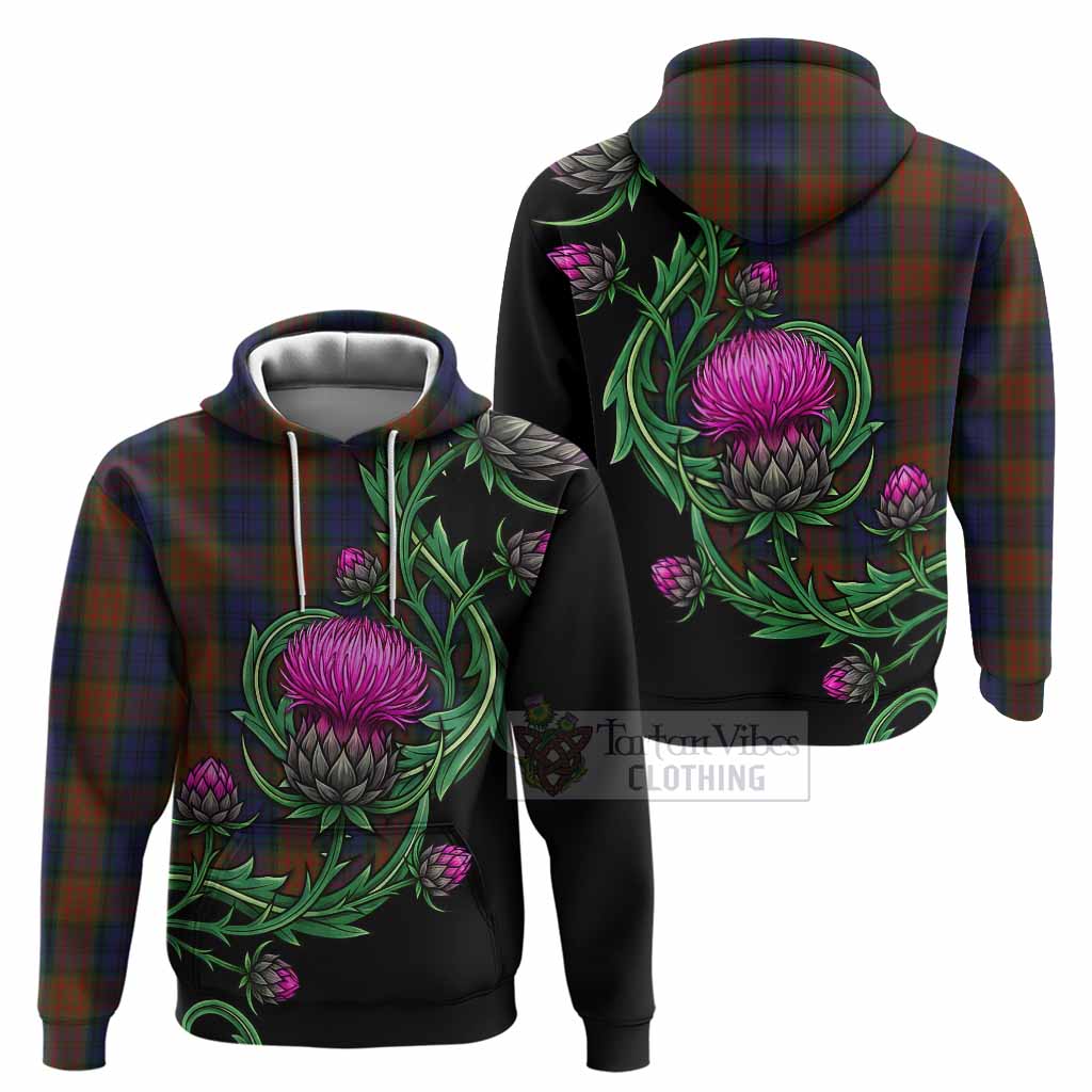 Longford Tartan Hoodie Resilient Scottish Thistle