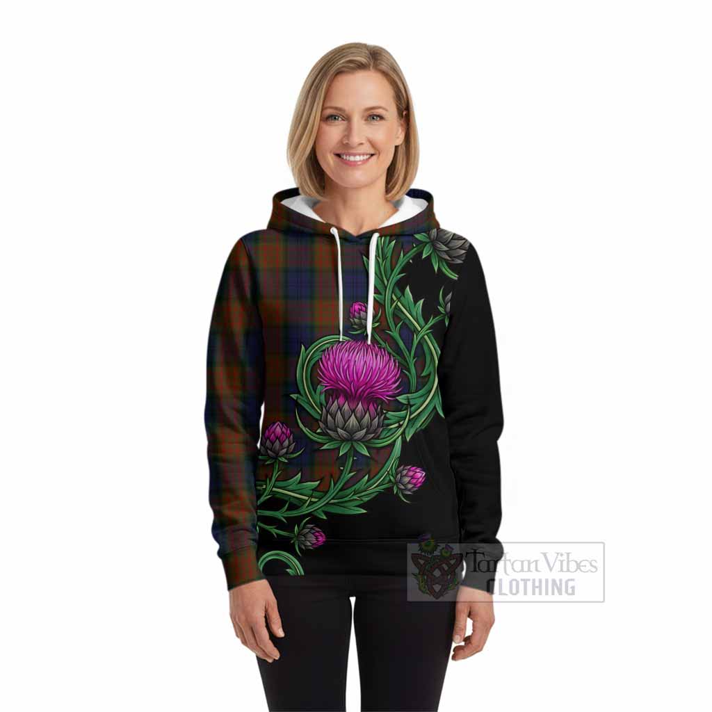 Longford Tartan Hoodie Resilient Scottish Thistle