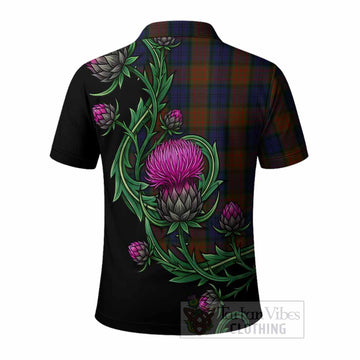 Longford Tartan Polo Shirt Resilient Scottish Thistle