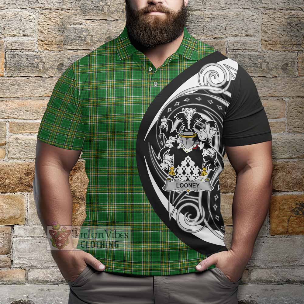 Looney Irish Clan Polo Shirt Celtic Circle Style - Tartan Vibes Clothing