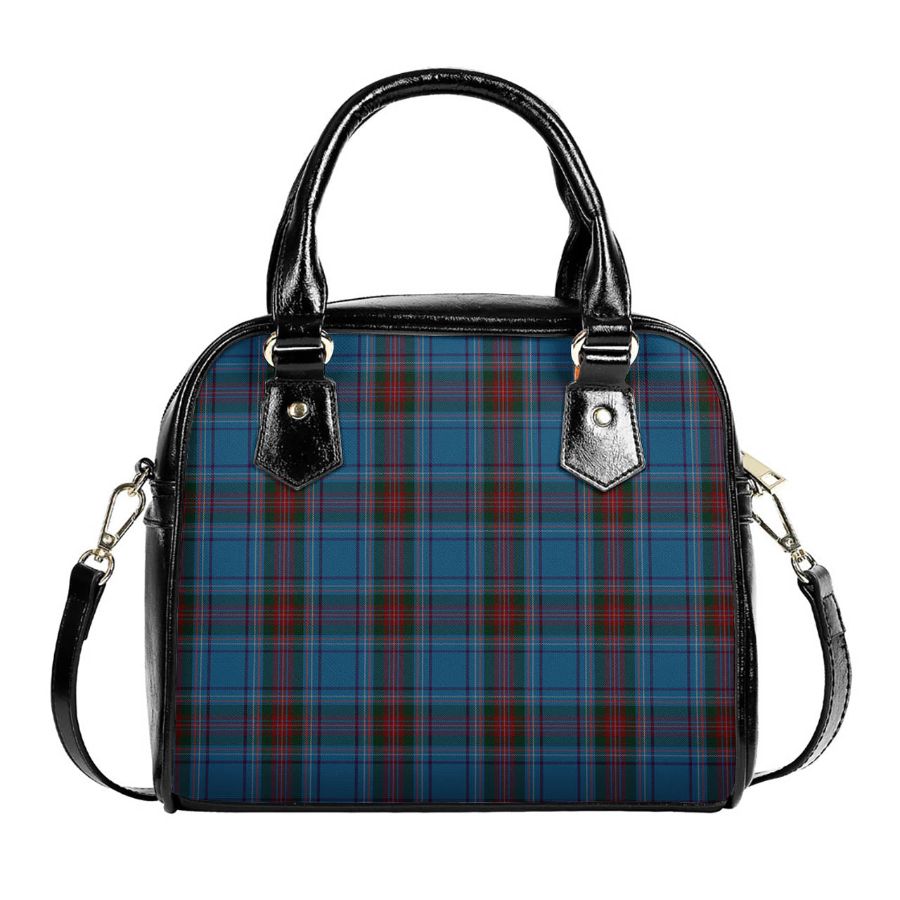 Louth County Ireland Tartan Shoulder Handbags One Size 6*25*22 cm - Tartanvibesclothing
