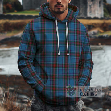 Louth County Ireland Tartan Cotton Hoodie Pullover Hoodie XS - Tartan Vibes Clothing