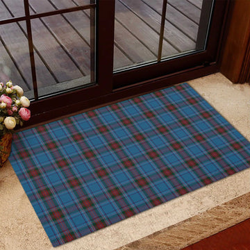 Louth County Ireland Tartan Rubber Doormat