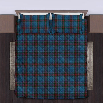 Louth County Ireland Tartan Quilt Bed Set