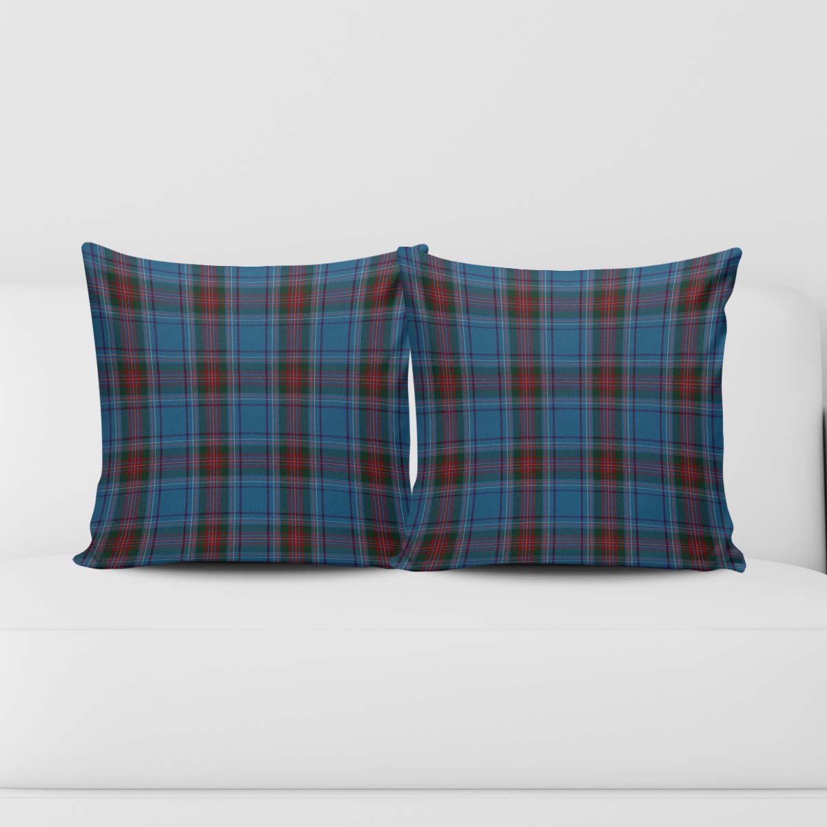 Louth County Ireland Tartan Pillow Cover Square Pillow Cover - Tartanvibesclothing
