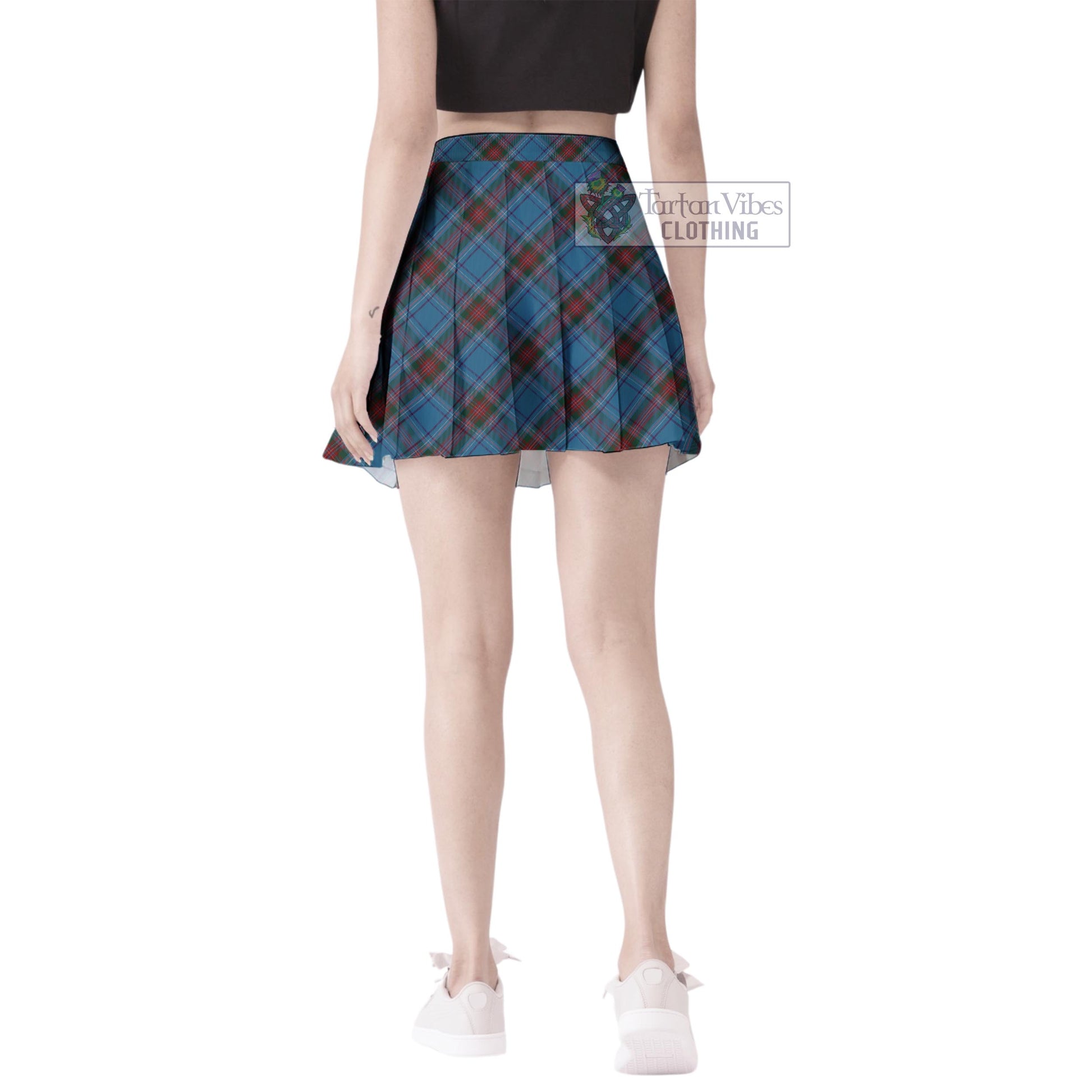 Tartan Vibes Clothing Louth County Ireland Tartan Women's Plated Mini Skirt