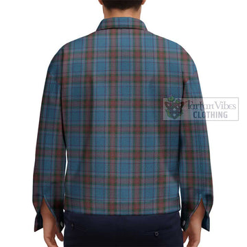 Louth County Ireland Tartan Unisex Lapel Cotton Jacket