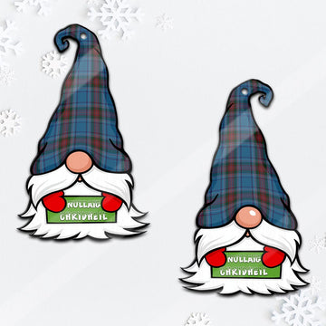 Louth County Ireland Gnome Christmas Ornament with His Tartan Christmas Hat