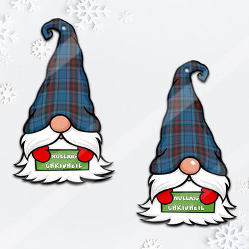 Louth County Ireland Gnome Christmas Ornament with His Tartan Christmas Hat - Tartan Vibes Clothing