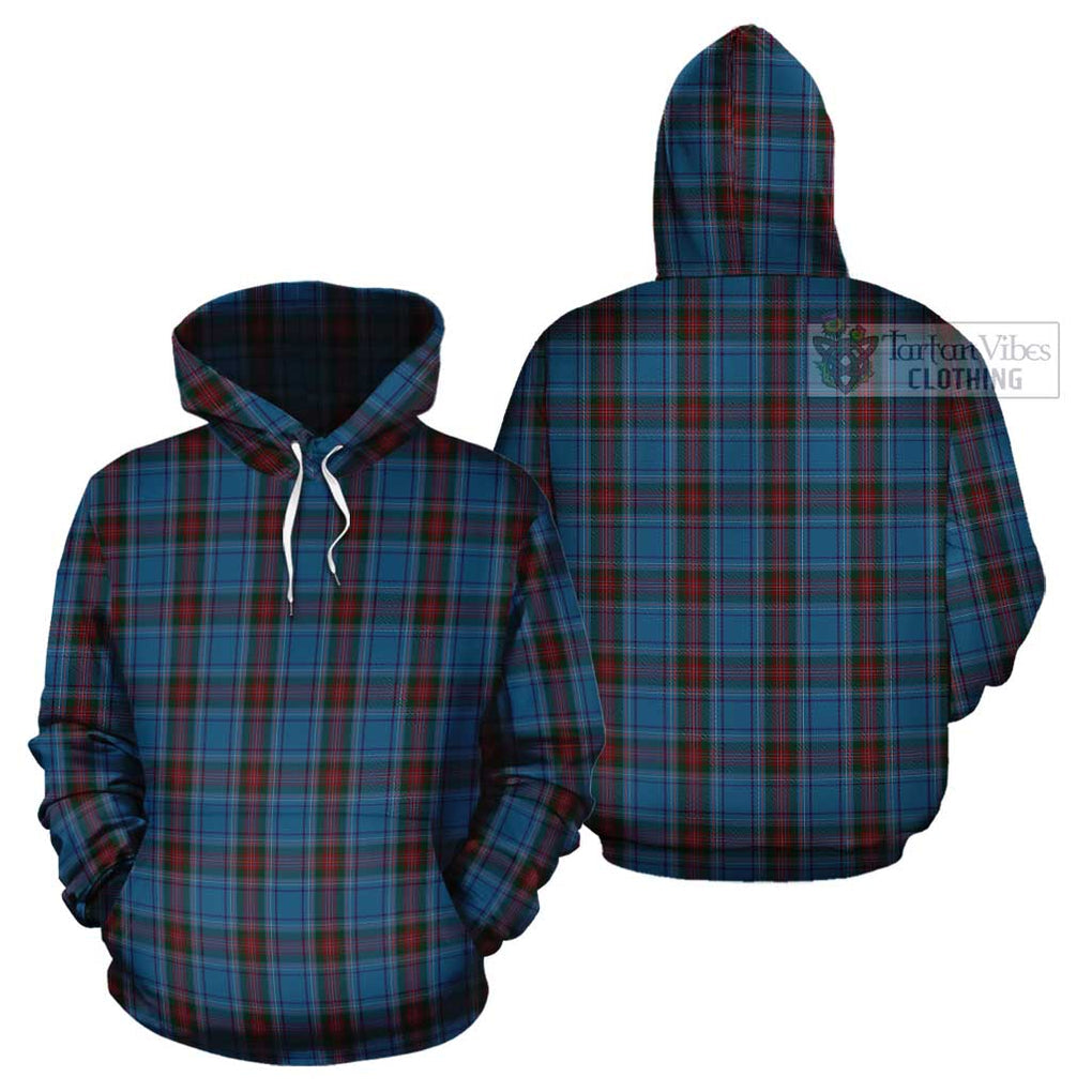 Louth County Ireland Tartan Cotton Hoodie Pullover Hoodie - Tartan Vibes Clothing