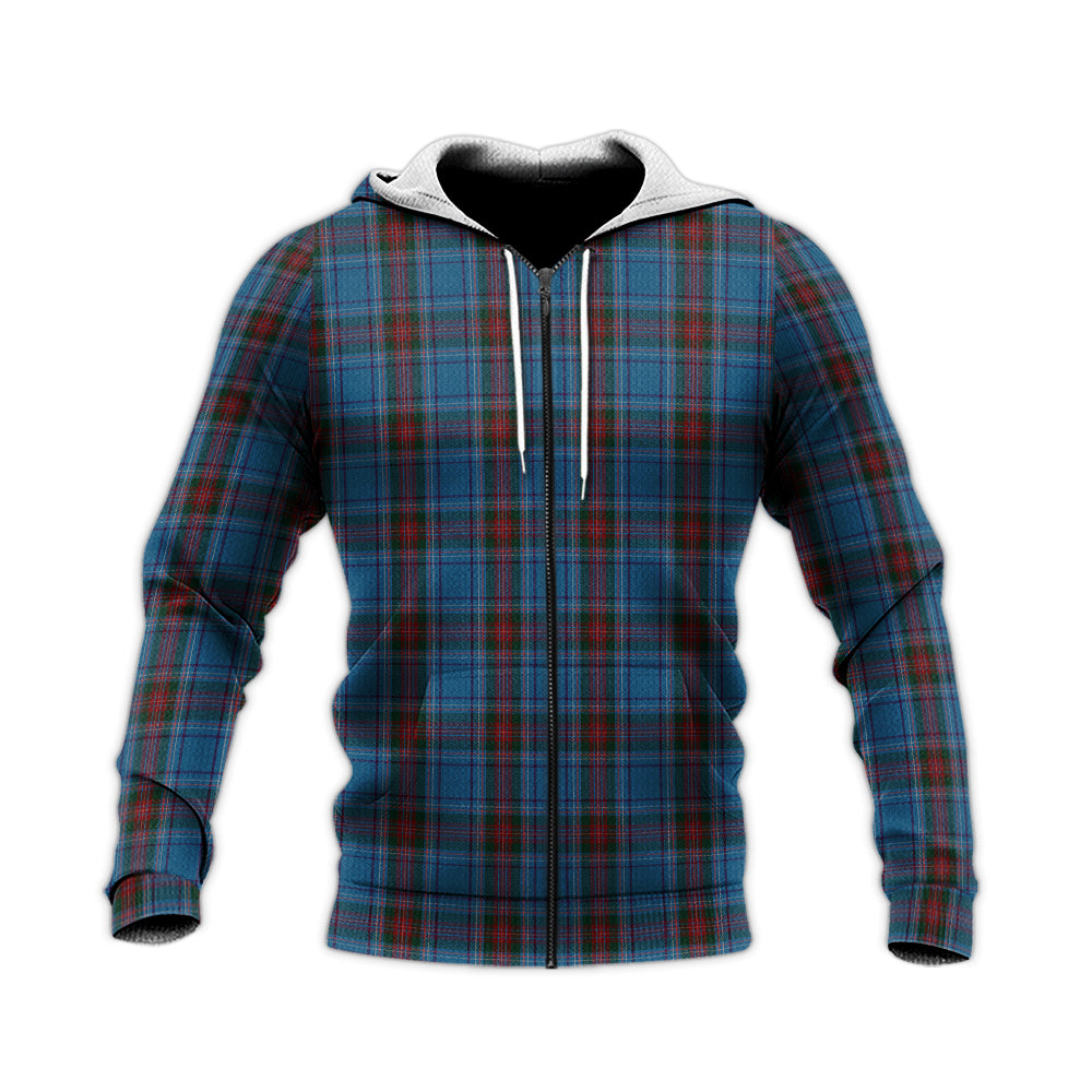 Louth County Ireland Tartan Knitted Hoodie - Tartan Vibes Clothing