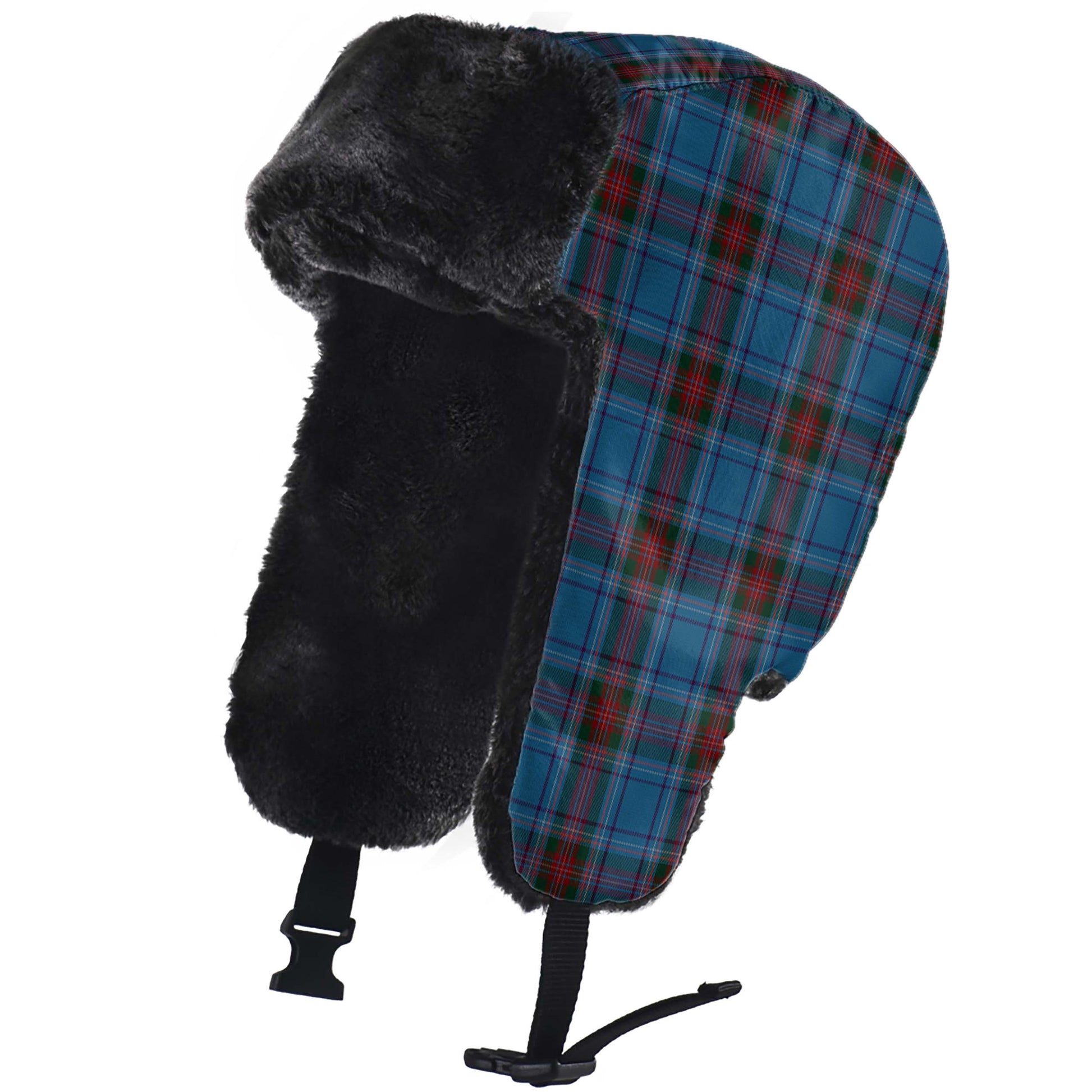 Louth County Ireland Tartan Winter Trapper Hat - Tartanvibesclothing