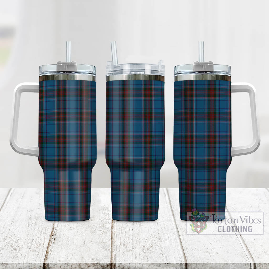 Tartan Vibes Clothing Louth County Ireland Tartan Tumbler with Handle