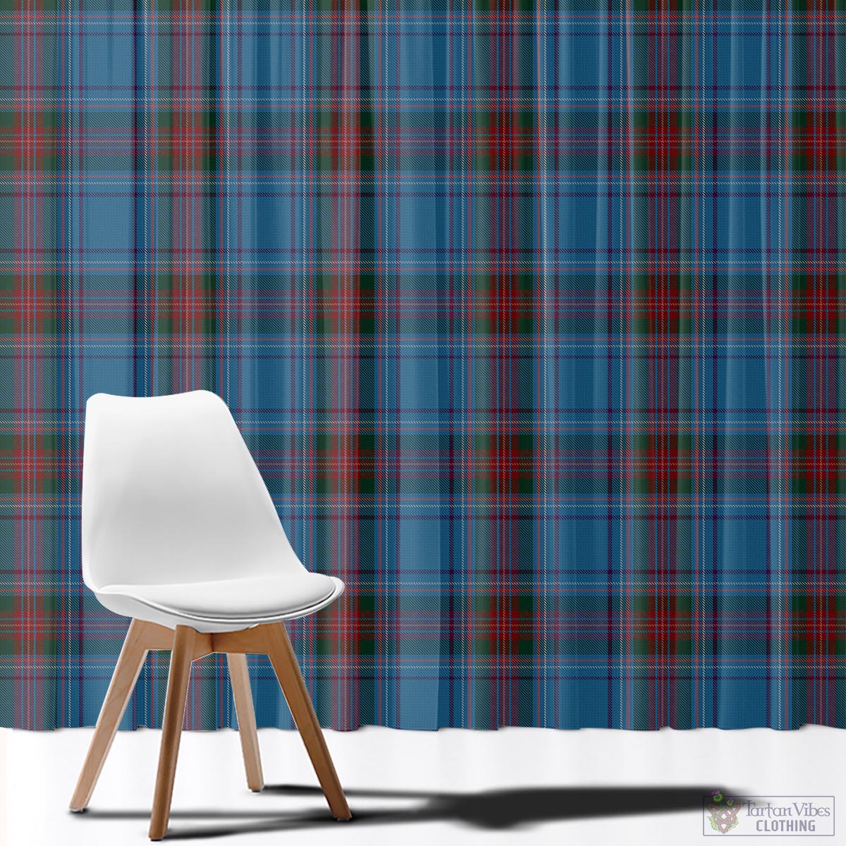 Louth County Ireland Tartan Window Curtain