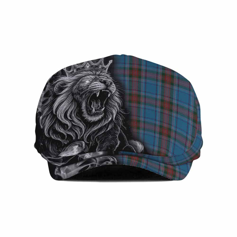 Louth County Ireland Tartan Flat Cap, Jeff Cap Roaring Lion Heritage