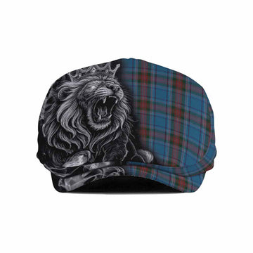 Louth County Ireland Tartan Flat Cap, Jeff Cap Roaring Lion Heritage