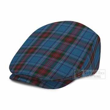 Louth County Ireland Tartan Jeff Cap, Tartan Flat Cap