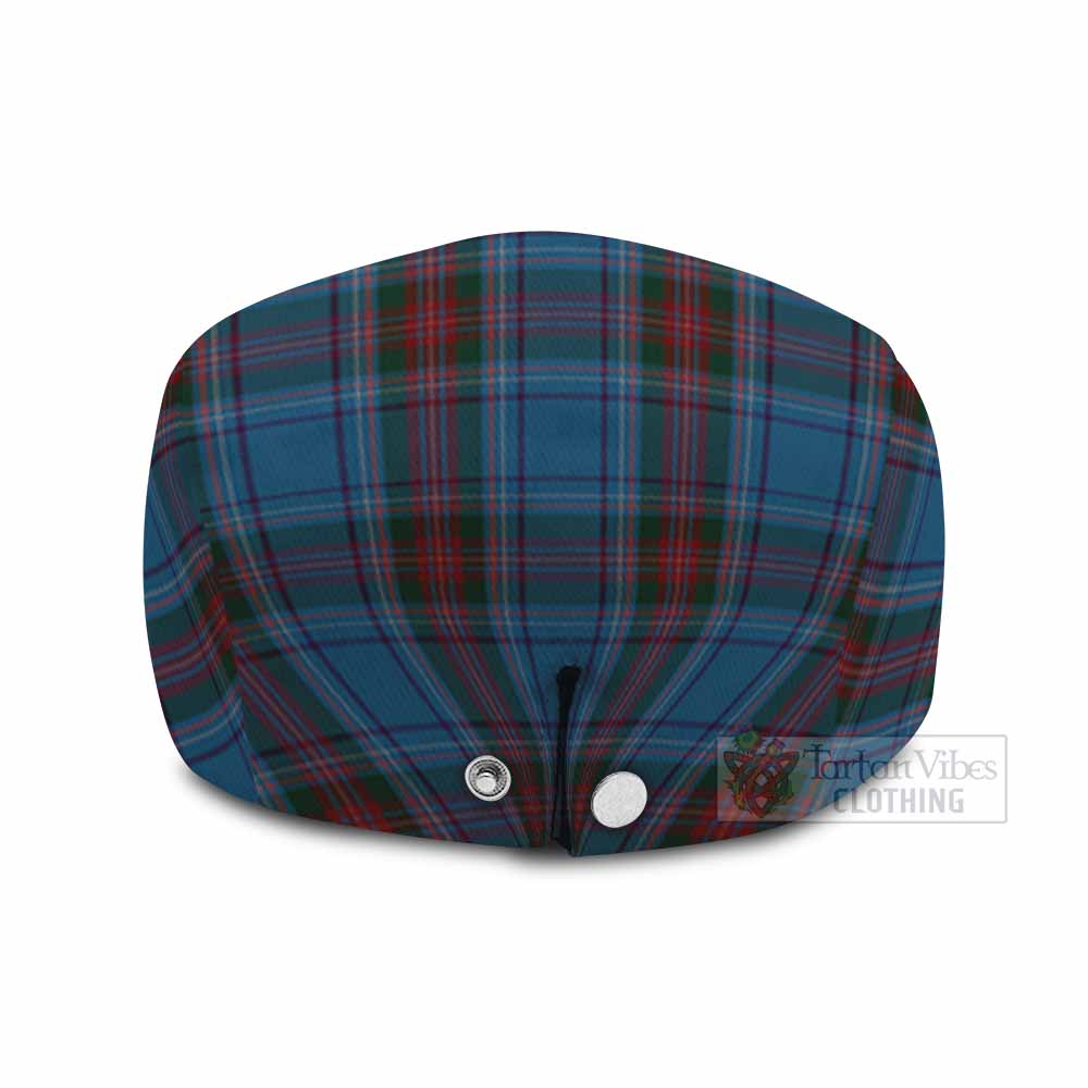 Louth County Ireland Tartan Jeff Cap, Tartan Flat Cap