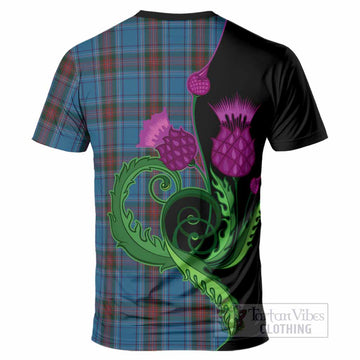 Louth County Ireland Tartan T-Shirt Traditional Scottish Thistle