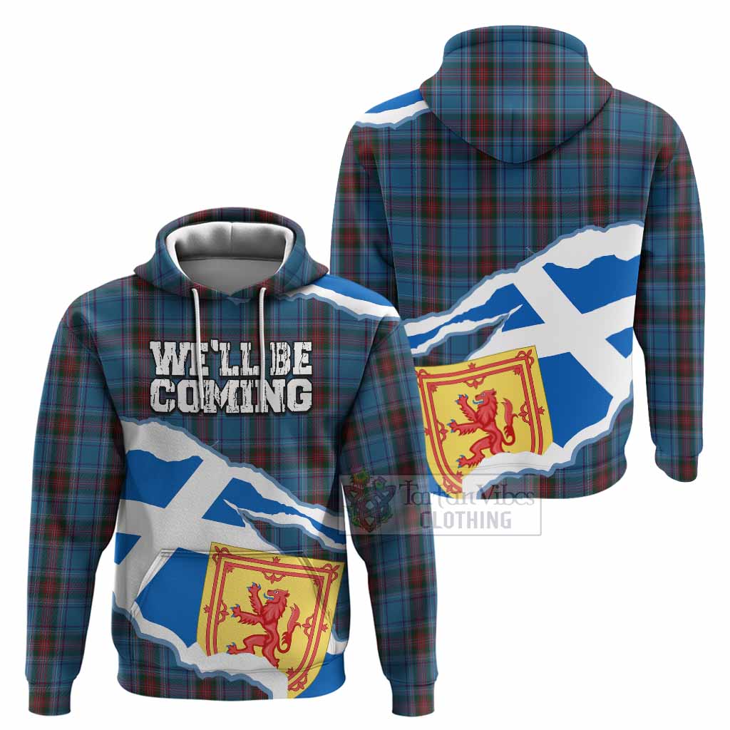 Louth Scotland Football Tartan Hoodie We'll Be Coming