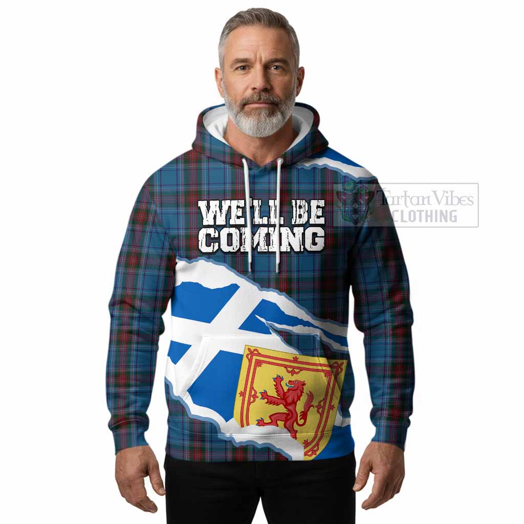 Louth Scotland Football Tartan Hoodie We'll Be Coming