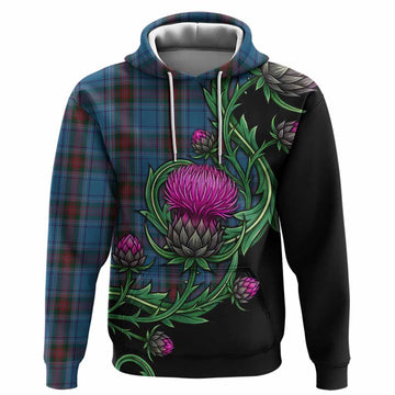 Louth Tartan Hoodie Resilient Scottish Thistle