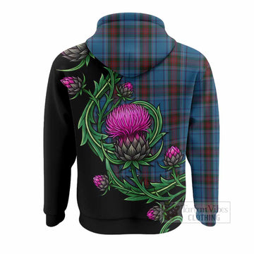 Louth Tartan Hoodie Resilient Scottish Thistle