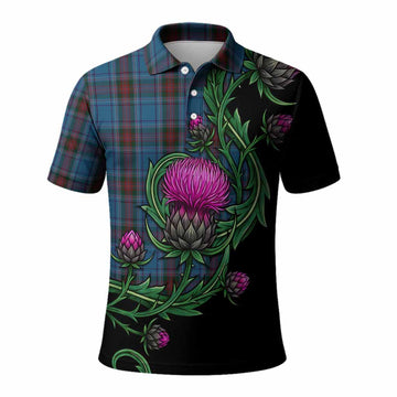 Louth Tartan Polo Shirt Resilient Scottish Thistle