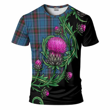 Louth Tartan T-Shirt Resilient Scottish Thistle