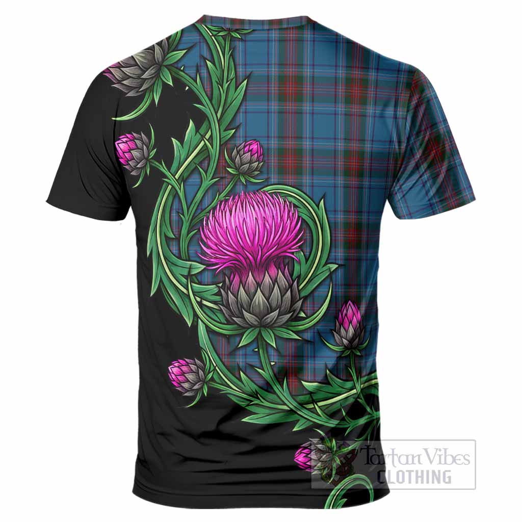 Louth Tartan T-Shirt Resilient Scottish Thistle