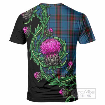 Louth Tartan T-Shirt Resilient Scottish Thistle