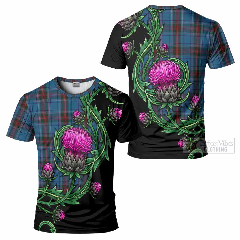 Louth Tartan T-Shirt Resilient Scottish Thistle
