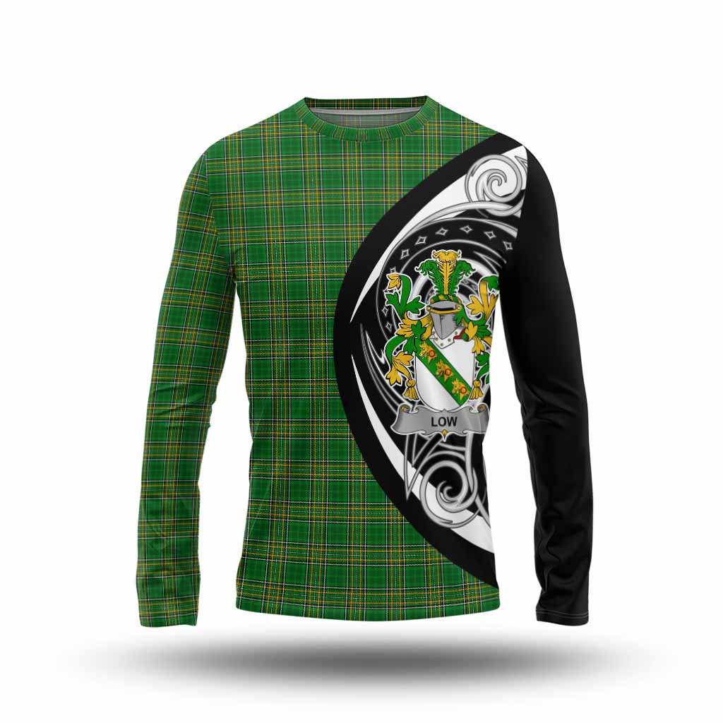 Low Irish Clan Long Sleeve T-Shirt Celtic Circle Style Unisex - Tartan Vibes Clothing