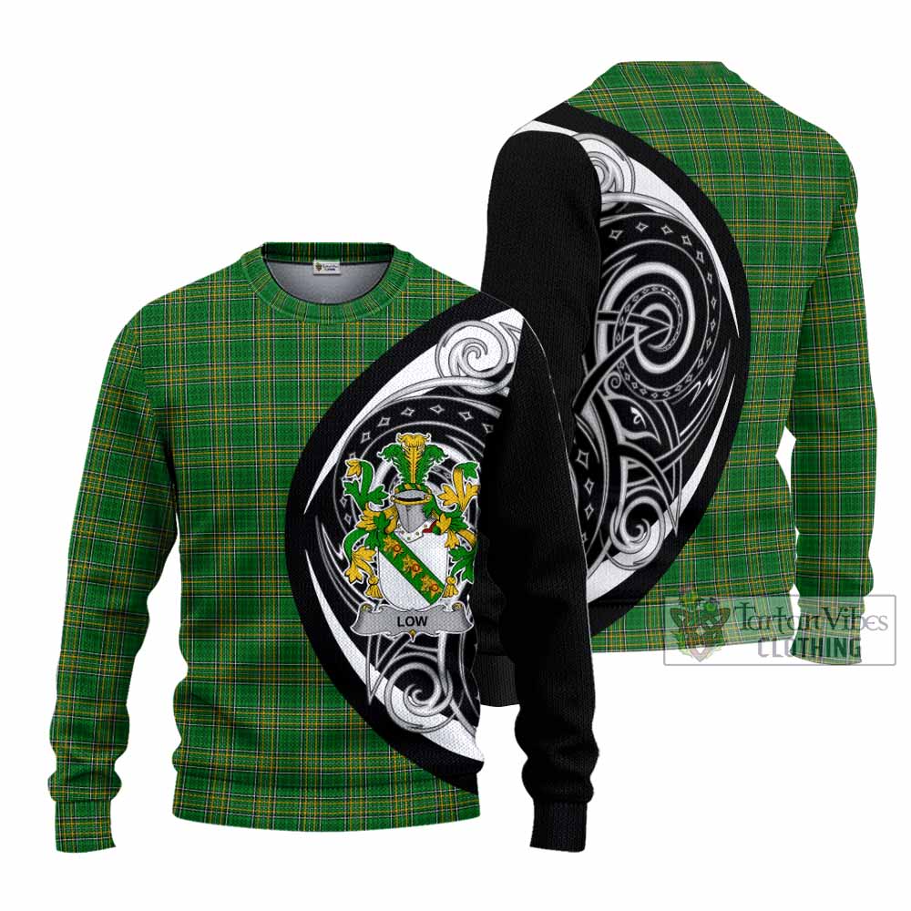 Tartan Vibes Clothing Low Irish Clan Knitted Sweater Celtic Circle Style
