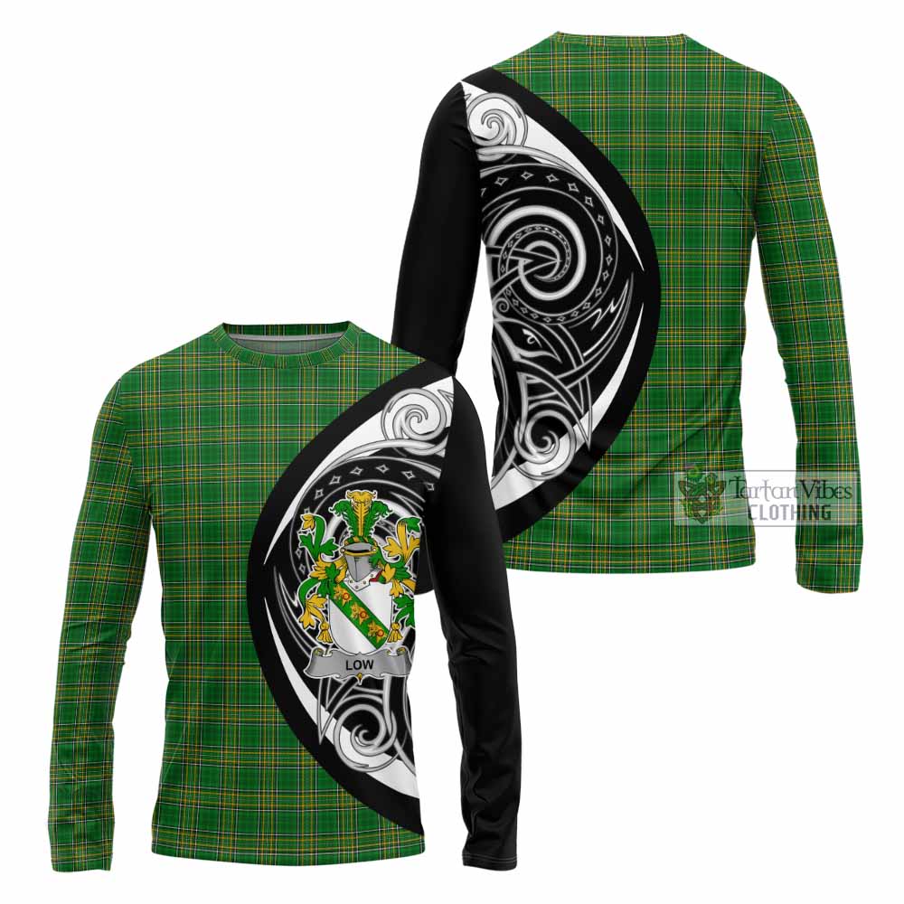 Low Irish Clan Long Sleeve T-Shirt Celtic Circle Style - Tartan Vibes Clothing