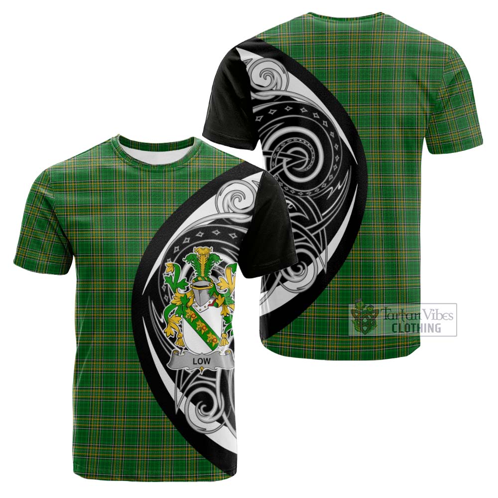 Low Irish Clan Cotton T-shirt Celtic Circle Style - Tartan Vibes Clothing