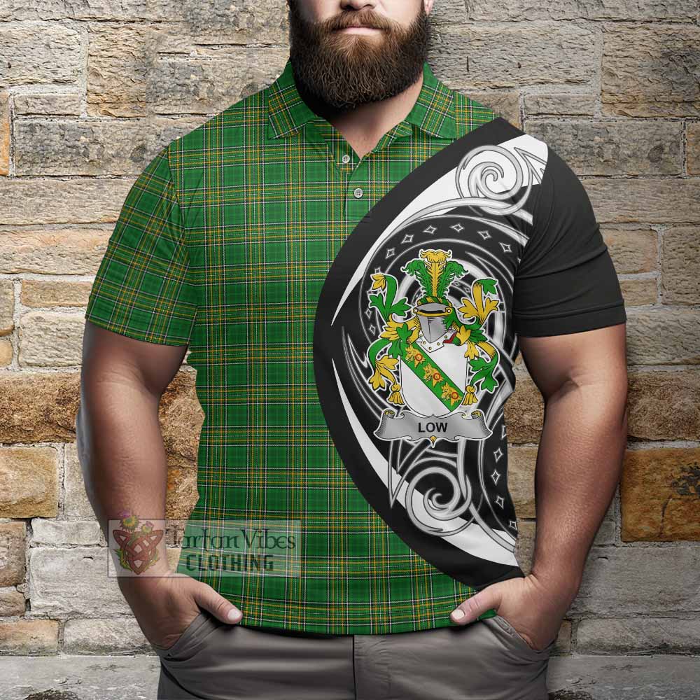 Low Irish Clan Polo Shirt Celtic Circle Style - Tartan Vibes Clothing